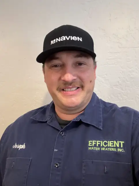 Joseph Castro, owner of Efficient Water Heaters, Inc.